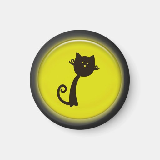 Cute Cartoon Black Cat Art