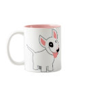 Cute Cartoon Bull Terrier Mug