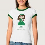 Cute Cartoon Character Irish Princess t-shirts