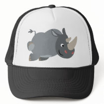 Cute Cartoon Charging Rhino Hat