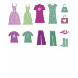 Cute cartoon clothes Fashion Victim tee shirt
