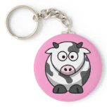 Cute Cartoon Cow keychains