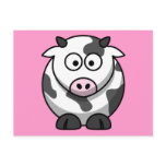 Cute Cartoon Cow postcards