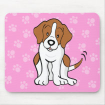 Cute Cartoon Dog Beagle Mousepad
