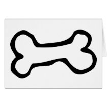 Cute Cartoon Dog Bone