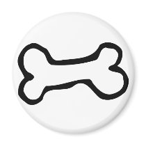 Cute Cartoon Dog Bone