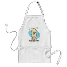 Cute Cartoon Dog Chihuahua Apron