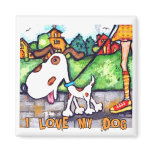 Cute Cartoon Dog magnets