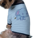 Cute Cartoon Elephant Shirts pet clothing