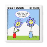 Cute Cartoon For A Gardener Wife or Girlfriend magnets