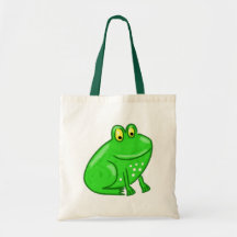 Cute Cartoon Frog Canvas Bags