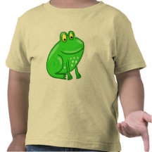 Cute Cartoon Frog Tshirt