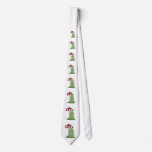 Cute Cartoon Frog With Mushroom Toadstool Design ties
