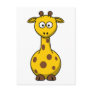 Cute Cartoon Giraffe Post Card