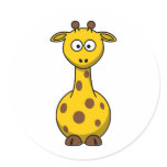 Cute Cartoon Giraffe stickers