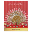 Cute Cartoon Holiday Turkey flyers