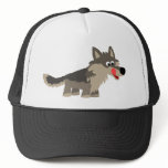 Cute Cartoon Hungry Wolf Hat
