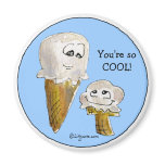 Cute Cartoon Ice Cream Cones magnets