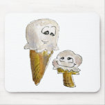 Cute Cartoon Ice Cream Cones mousepads