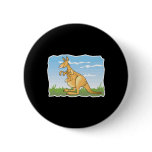 cute cartoon kangaroo and baby pins