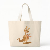 Cute Cartoon Kangaroo Mum and Joey Bag