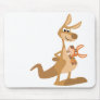 Cute Cartoon Kangaroo Mum and Joey Mousepad