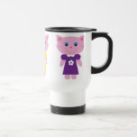 Cute Cartoon Kittens In Colourful Dresses Custom Coffee Mug