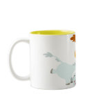 Cute Cartoon Lion and Unicorn mug