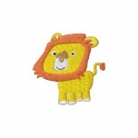 Cute Cartoon Lion embroidery Shirt embroidered shirts