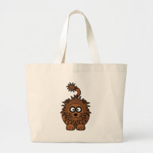 Cute Cartoon Lion Tote Bags