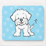 Cute Cartoon Maltese Mousepad