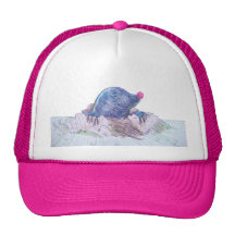 Cute Cartoon Mole and Molehill Hats