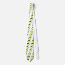 Cute Cartoon Monkey Eating A Banana Neckwear