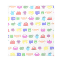 Cute Cartoon Monsters Scratch Pads