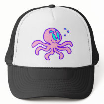 Cute Cartoon Octopus Aquatic Animal Funny