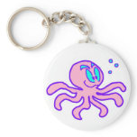 Cute Cartoon Octopus Aquatic Animal Funny keychains