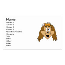 Cute Cartoon of a Dog. Business Card Templates