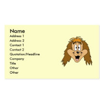 Cute Cartoon of a Dog. Business Cards