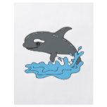 cute cartoon orca killer whale flyers