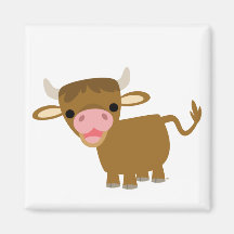 Cute Cartoon Ox magnet