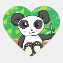 cute cartoon panda stickers