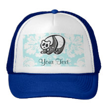 Cute Cartoon Panda Trucker Hats
