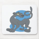 cute cartoon panther mousepads