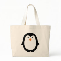 Cute Cartoon Penguin Tote Bag