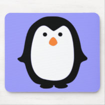 Cute Cartoon Penguin Mousepads