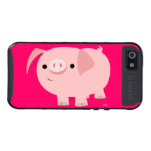 Cute Cartoon Pig Skinit iPhone 5 Cargo Case