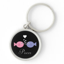 Cute Cartoon Pisces Zodiac Fish Customisable Black