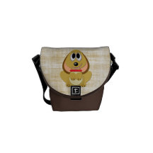 Cute Cartoon Puppy Messenger Bag