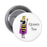 Cute cartoon Queen Bee Buttons