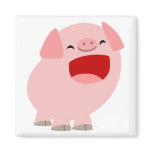 Cute Cartoon Singing Pig Magnet
